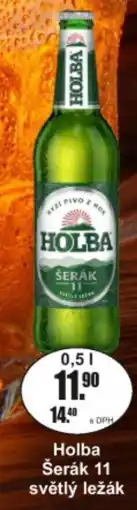 Adam Holba Šerák 11 světlý ležák nabídka