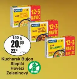Adam Kucharek Bujon Slepíčí Hovězí Zeleninový nabídka