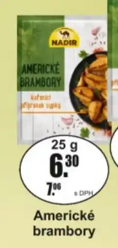 Adam Nadir americké brambory nabídka