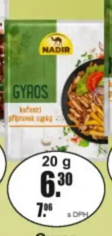 Adam Nadir gyros nabídka