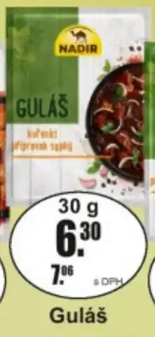 Adam Nadir guláš nabídka