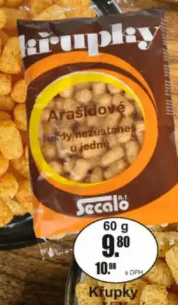 Adam Secalo Arašídové křupky nabídka