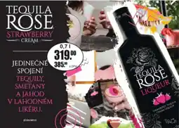 Adam Tequila Rose strawberry cream liqueur nabídka