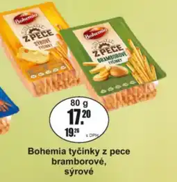 Adam Bohemia tyčinky z pece bramborové, sýrové nabídka