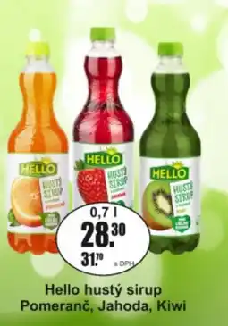 Adam Hello hustý sirup nabídka