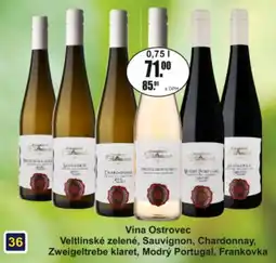 Adam Vina Ostrovec Veltlinske zelené, Sauvignon, Chardonnay, Zweigeltrebe klaret nabídka