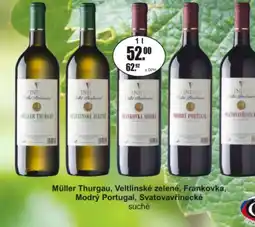 Adam Vinium Müller Thurgau, Veltlínské zelené, Frankovka, Modrý Portugal, Svatovavřinecké nabídka