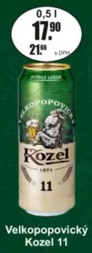 Adam Velkopopovický Kozel 11 nabídka