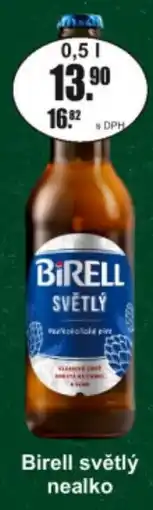 Adam Birell světlý nealko nabídka