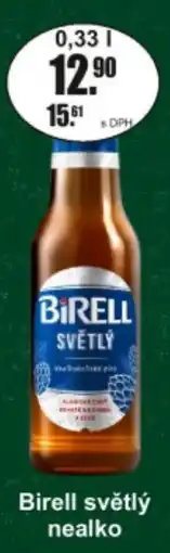 Adam Birell světlý nealko nabídka