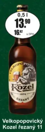 Adam Velkopopovický Kozel řezaný nabídka