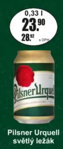 Adam Pilsner Urquell světlý ležák nabídka