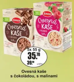 Adam Emco ovesná kaše s čokoládou, s malinami nabídka