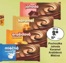 Adam Pochoutka Jahoda Karamel Arašídová Mléčná nabídka