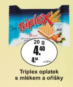 Adam Triplex oplatek s mlékem a oříšky nabídka