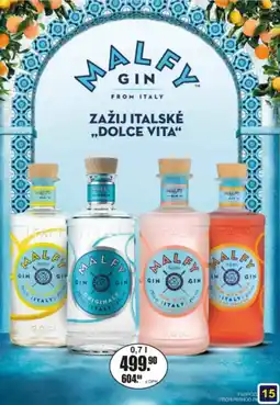 Adam Malfy gin nabídka