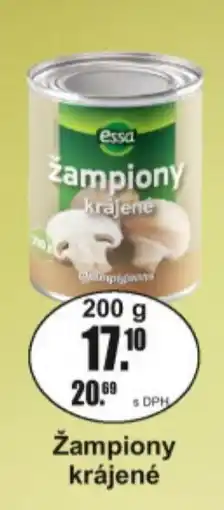 Adam essa žampiony krájené nabídka