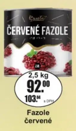 Adam Bassata červené fazole nabídka