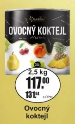 Adam Bunta ovocný koktejl nabídka