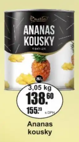 Adam Santa ananas kousky nabídka