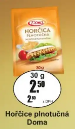 Adam Doma hořčice plnotučná nabídka