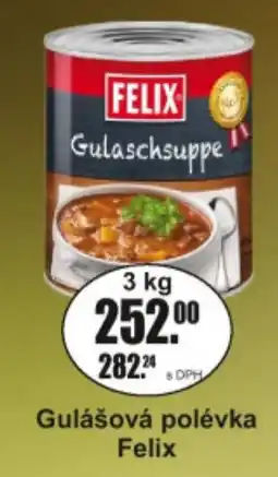 Adam Felix gulášová polévka nabídka