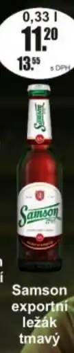Adam Samson exportní ležák tmavy nabídka