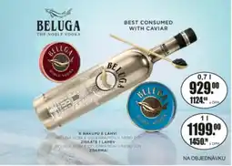 Adam Beluga noble vodka nabídka