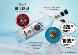 Adam Beluga noble vodka nabídka