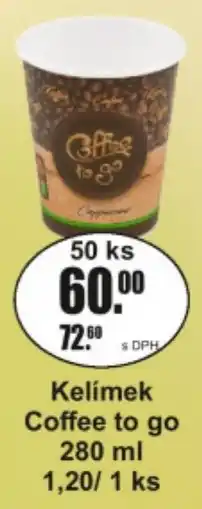 Adam Kelímek Coffee to go nabídka