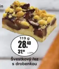 Adam Švestkový řez s drobenkou nabídka