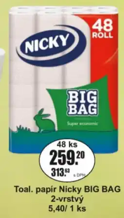 Adam Nicky toal. papír BIG BAG nabídka