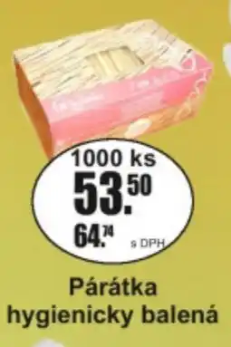 Adam Párátka hygienicky balená nabídka