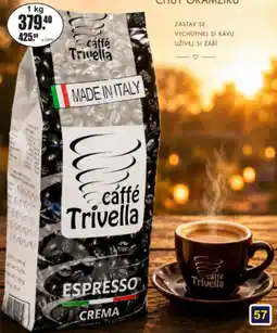 Adam caffé Trivella espresso crema nabídka
