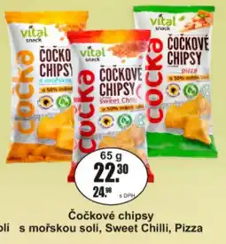 Adam vital snack čočkové chipsy nabídka
