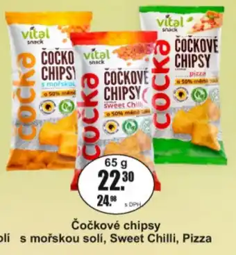Adam vital snack čočkové chipsy nabídka