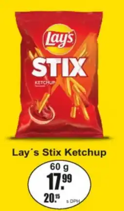 Adam Lay's Stix Ketchup nabídka