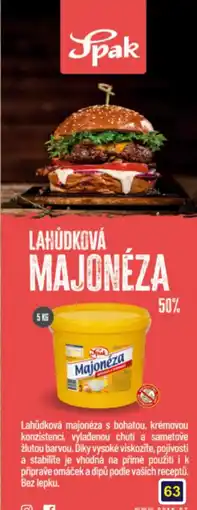 Adam Spak lahůdková majonéza nabídka