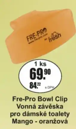 Adam Fre-Pro Bowl Clip Vonná závěška pro dámské toalety Mango - oranžová nabídka