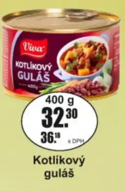 Adam Viva kotlíkový guláš nabídka