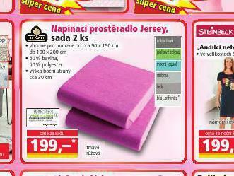 Norma Napínací prostěradlo jersey nabídka