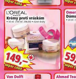Norma Loreál krém proti vráskám nabídka