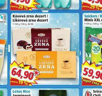 Norma Likérová zrna dezert nabídka