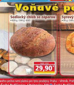 Norma Sedlácký chléb se záparou nabídka