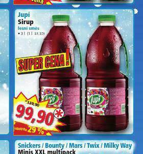 Norma Jupí sirup nabídka