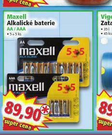 Norma Maxell alkalické baterie nabídka
