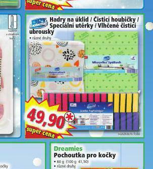 Norma Vlhčené čistící ubrousky nabídka