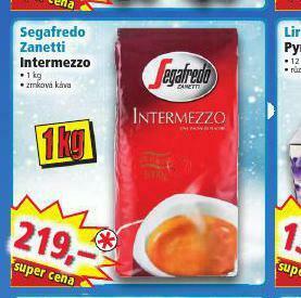 Norma Segafredo zanetti intermezzo nabídka