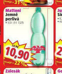 Norma Mattoni jemně perlivá nabídka