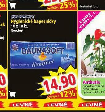 Norma Daunasoft hygienické kapesníky nabídka